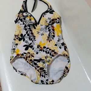 Swimsuit Merona crisp multi-color floral print Size S
